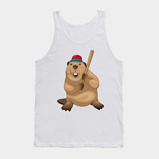 Beaver Baseball bat Baseball Tank Top